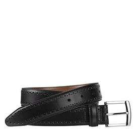 Johnston & Murphy Men's Perfed-Edge Belt Black 38 US