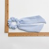 2 Pcs Blue Knotted Bow Hair Scarf Scrunchies with Hollow