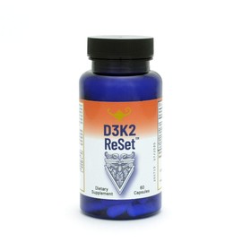 RnA ReSet D3K2 Reset – 4,000 IU Vitamin D3 & 100 mcg K2 Supplement (60 Capsules)