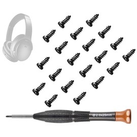 SOULWIT Replacement Headband Screws for Bose QuietComfort 35/QC35/QC35 II/QC45/QC SE/New QC Wireless/QC25/QC3/AE2/OE1/SoundLink Series/SoundTrue Series Headphones - 20pcs Black