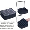 UOZL Small Clear Nail Polish Organizer Holds 30 bottles(15ml-0