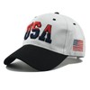 USA Flag Baseball Cap Adjustable Trucker Hat for Men Women