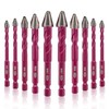 QUEFORET Eccentric Drill Bit with Oblique Head 10 Pieces -