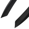 2PCS Car Headlight Eyebrows Carbon Fiber Style Left Right Replacement