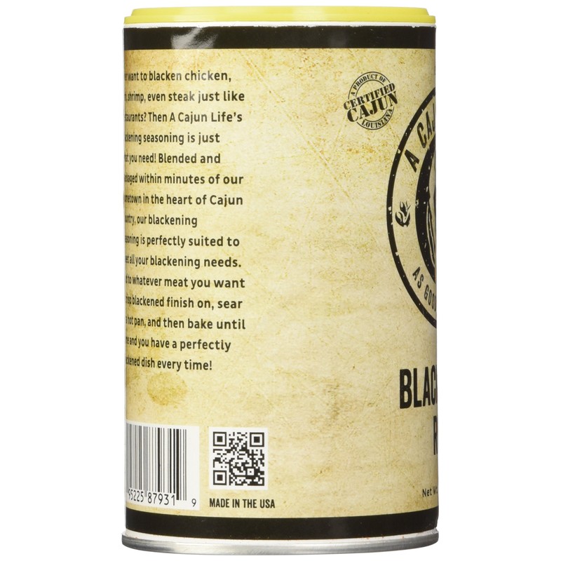 A Cajun Life Blackening Rub Pack of 3