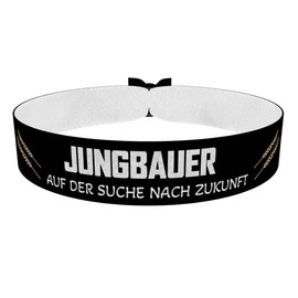 Jungbauer auf der Suche nach Zukunft - Stoffarmband für Bauernprotest - Langlebiges, wasserfestes und handgemachtes Armband - Modische Accessoires aus Österreich - Geschenkidee für Naturliebhaber