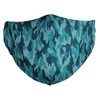 styleBREAKER Unisex Fabric Mask with Camouflage Camouflage Pattern, Double Layer,