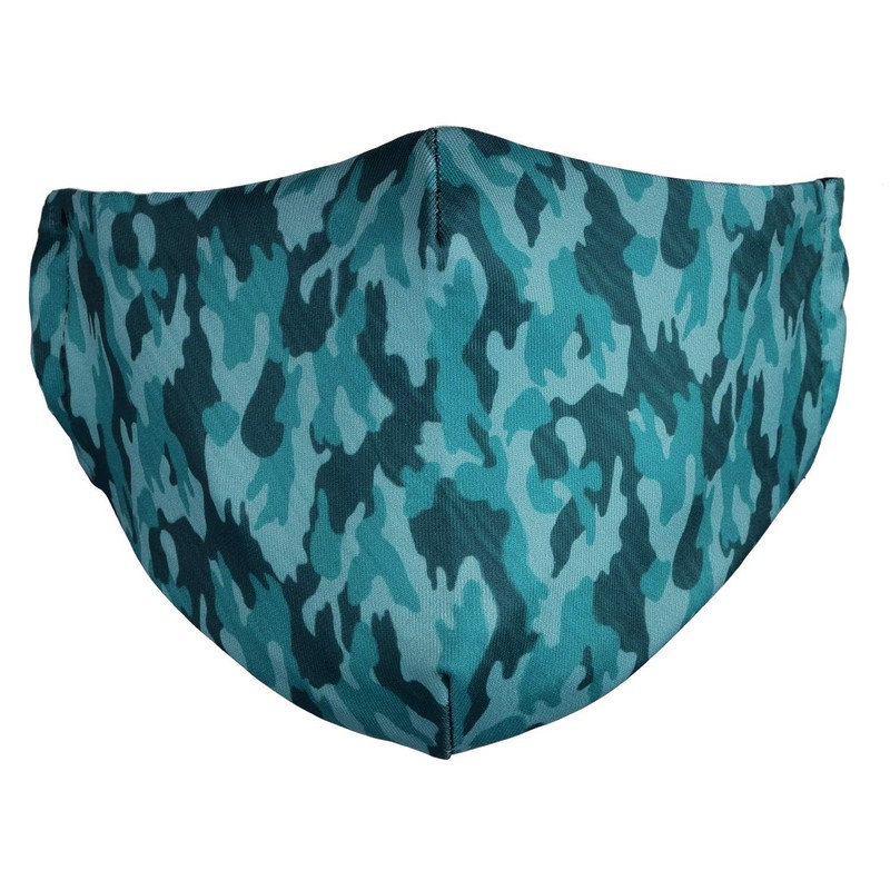 styleBREAKER Unisex Fabric Mask with Camouflage Camouflage Pattern, Double Layer,