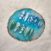 [Handmade nail tip] swimmer - Coffin egg / [수제네일팁] swimmer