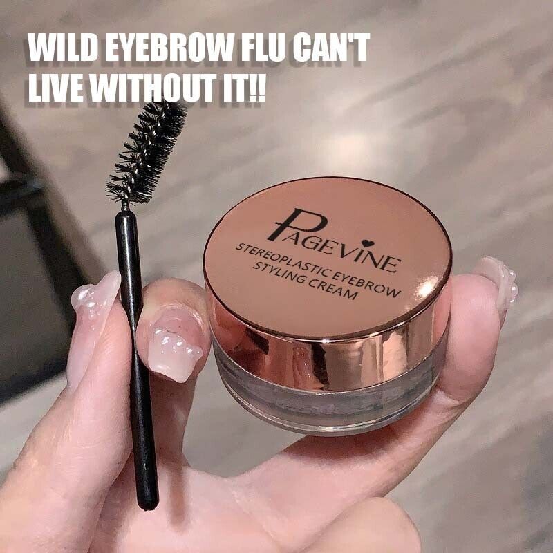PAGE VINE Eyebrow Styling Soap Wax with Brush Makeup Waterproof