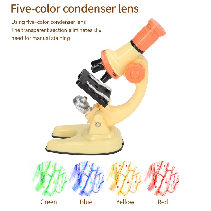 Microscope Toy Educational Biological Laboratory Tool Microscope Toy for Children