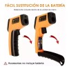 Termómetro Digital Uso Industrial Infrarojo Pistola Laser