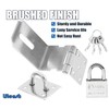 Litensh 90° Right Angle Stainless Steel Door Locks with Padlock,