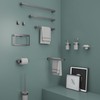 Gedy Pirenei Gun Metal Toilet Roll Holder