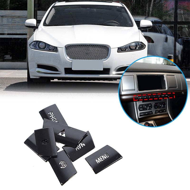 Car Multimedia Button Cover Suitable for Jaguar XF 2012-2015, 7