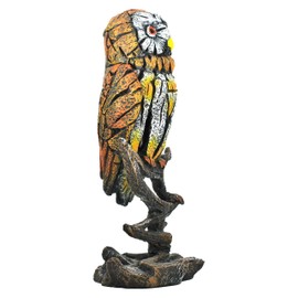 Natural Design Architecture Lifestyle N Adam & Friends Home Decor Stone Resin Wilderness Statue Sculpture | 1-Piece | Owl