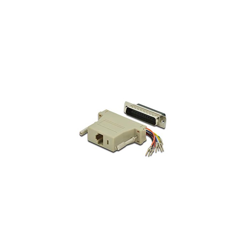 8 Pin Dsub DB 25 Pin Male to RJ45 Female