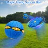 vsshe Hundespielzeug Ball, Leuchten Fliegend Untertasse Ball Spielzeug für Hunde