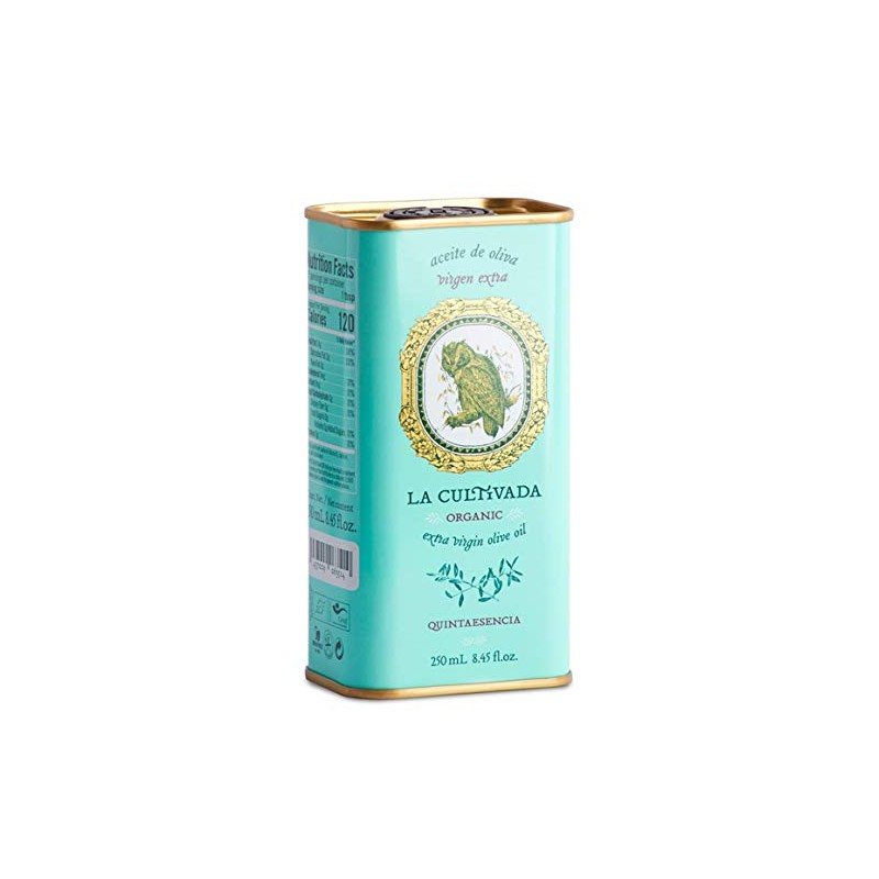 Organic Extra Virgin Olive Oil. Cold Pressed. Quintaesencia - Certified