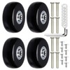Ashuxxn Pack of 4 Luggage Replacement Wheels Rubber Replacement Wheels