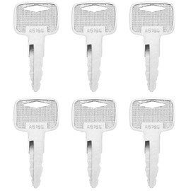 ECSiNG Pack of 6 Ignition Keys A5160 Forklift Ignition Key 91A07-01910 Truck Ignition Starter Key Compatible with Mitsubishi Forklift Compatible with Caterpillar Forklift