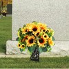 AZ-FRONT Grave Flower Stand, Plastic, Earth Stab, Set of 2