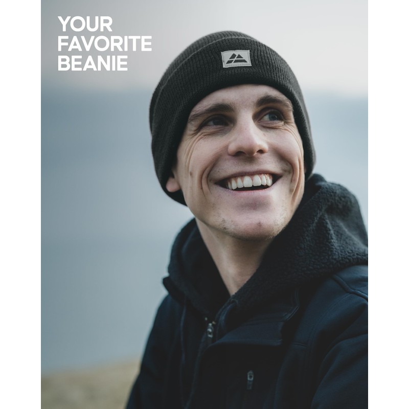 DANISH ENDURANCE Recycled Polyester Beanie (Black)