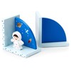 Mousehouse Gifts Wooden Children's Bookends for Boys or Girls Nursery