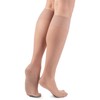 NOQ Women's Foot Massage Knee Socks Transparent Semi-Matte Pressure-free Knee