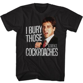 Scarface - Mens I Bury T-Shirt, Size: Large x Tall, Color: Black