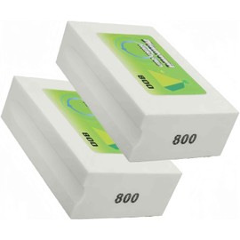 2 Pack Diamond Sanding Blocks Hand-Held Pad Polishing Grinding Block For Glass Granite Concrete Marble 800 Grit