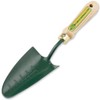 GroundMaster Forged Hand Trowel - Wood Handle Steel Blade Versatile