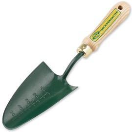 GroundMaster Forged Hand Trowel - Wood Handle Steel Blade Versatile Garden Tool
