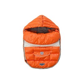 7AM Enfant Baby Shield Extendable Baby Bunting Bag Adaptable for Strollers, Orange Peel, Small