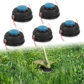 GRAND ORANGE T25 Trimmer Head for String Trimmers Weed Eaters 5PCS Compatible with Husqvarna122L 124C 124L 125C 125L 125LDX 128C 128CD 128L 128LD 128LDX 128R 128RJ 223L 966674401, 537338310