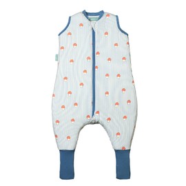 molis&co - Baby Sleeping Bag with Feet and Sock - Ideal for Spring and Autumn - Baby Sleeping Bag with Legs 1 tog - 100% Cotton (Oeko-Tex 100), Premium Quality - Mushrooms (100 cm)