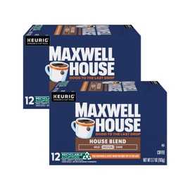 Maxwell House Blend Coffee K Cup Single Serve, 24 Count