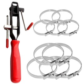 SALUDABLE Drive Shaft Boots Boot Band Tool Clamp Replacement Maintenance Set (Cutters + Bands (5 of each))