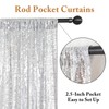 ShinyBeauty Silver Backdrop Sequin Backdrop 10FTx10FT Photo Backdrop Glitter Backdrop