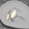 Briny River 24pcs Willow Fishing Spinnerbait Kits Stainless Steel with