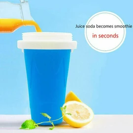 Slushie Maker Cup Quick Freeze Magic Squeeze Cup Milkshake Cup Ice Cream Maker (1, Green)