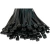 HORZEFIX Cable Ties Pack of 100 Black Long UV Resistant