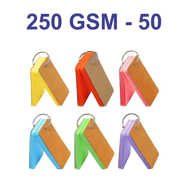 300 pcs Flash Cards Revision Index Cards Mini Notepads Blank