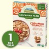 Cascadian Farm Organic Cereal, Cinnamon Crunch, Whole Grain Cereal, 9.2