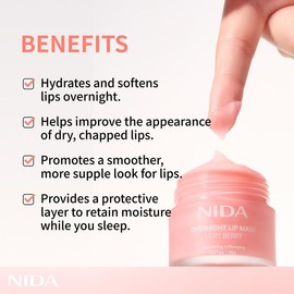 Overnight Lip Mask Very Berry Nourishing Moisturizing Hydrating