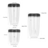 Accessory Kit for Nutribullet Cup and Resealable Lid Replacement Part
