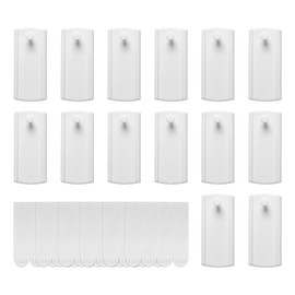 Large Universal Frame Hanger, 14 Picture Hangers, 24 Large Removable Adhesive Strips, Value Pack, Damage Free Picture Hanging Hooks Heavy Duty, No Nails Picture Hooks