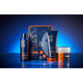 Nip + Fab Glycolic Acid Fix Face Scrub Extreme with Salicylic Acid, Aloe Vera AHA/BHA Exfoliating Facial Cleanser Polish for Refining Pores Skin Brightening, 75 ml 2.5 fl oz