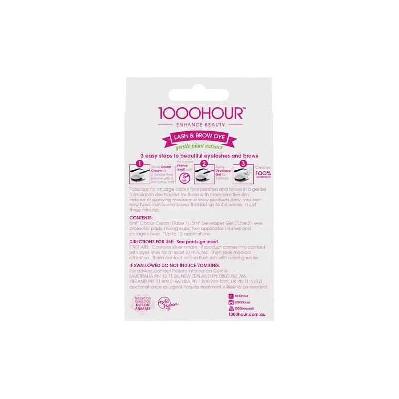 1000 Hour Plant Based Dye Kit Medium Brown