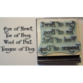 Amazing Arts Eye of Newt Toe of Frog... rubber stamp by Amazing Arts